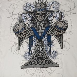 Affliction Men's Distressed T-Shirt Sz 3XL